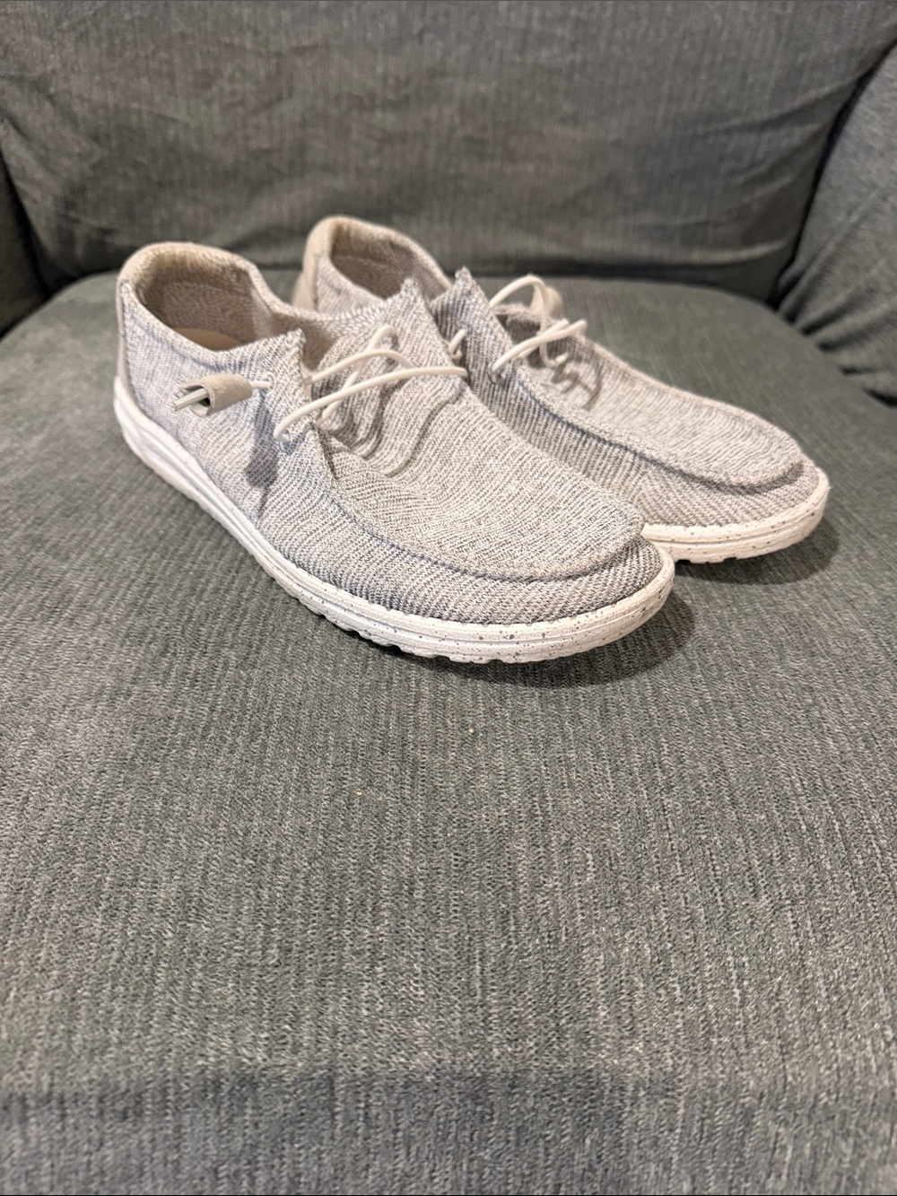 Women's Hey Dude Wendy Casual Knit Shoes - Gray size 9